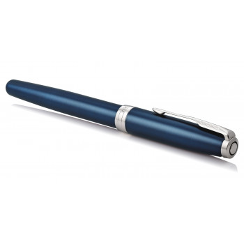 Ручка перьевая Parker Sonnet Core F539, Lacquer Blue CT (Перо F)